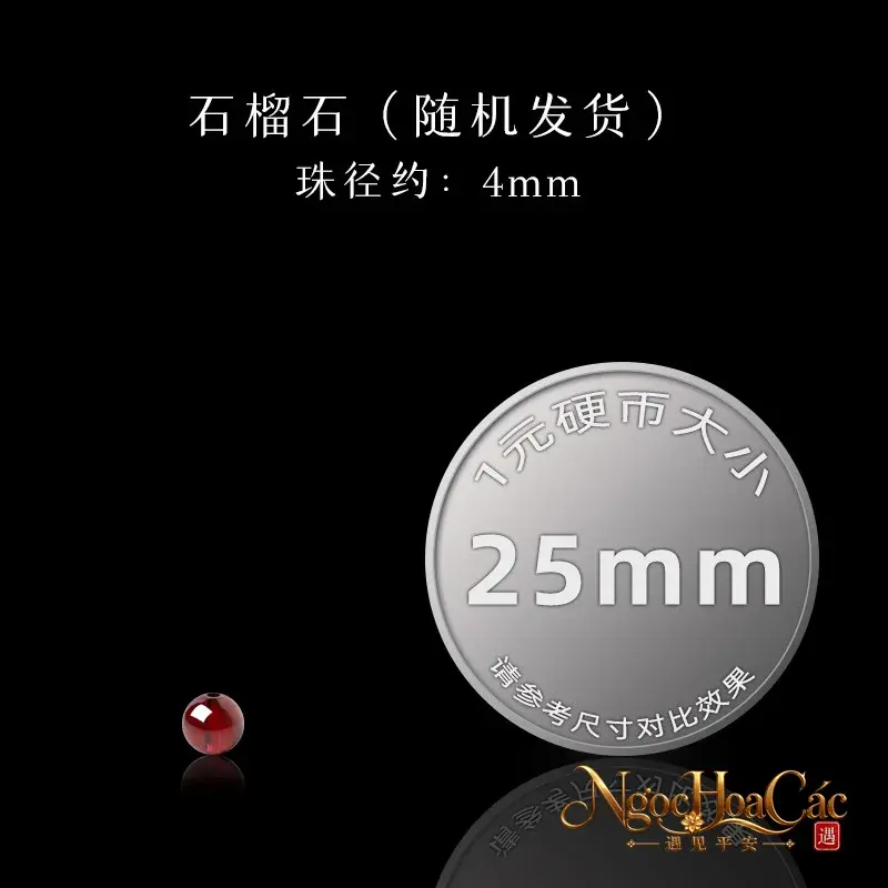 Hạt garnet (ngọc hồng lựu) rời Đông Hải - hình sản phẩm