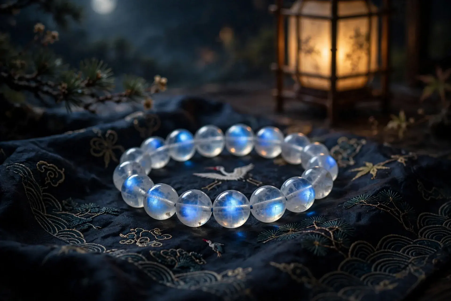 Đá mặt trăng (moonstone): viên đá của trực giác và nữ tính