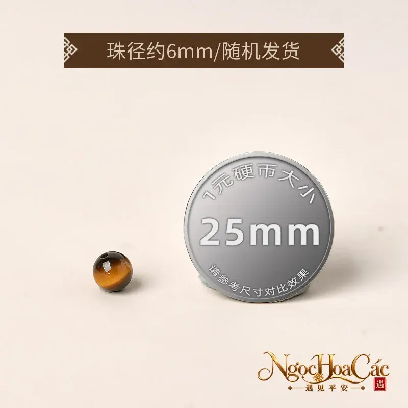 Hạt đá mắt hổ rời Đông Hải – vàng, ánh kim, xanh, đỏ - hình sản phẩm