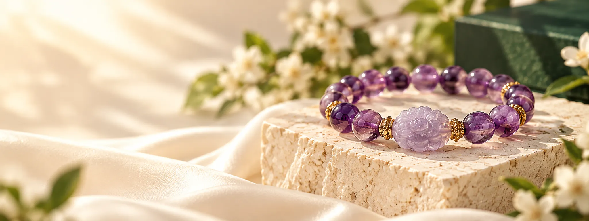 Phối vòng đá cùng nét áo cổ phong